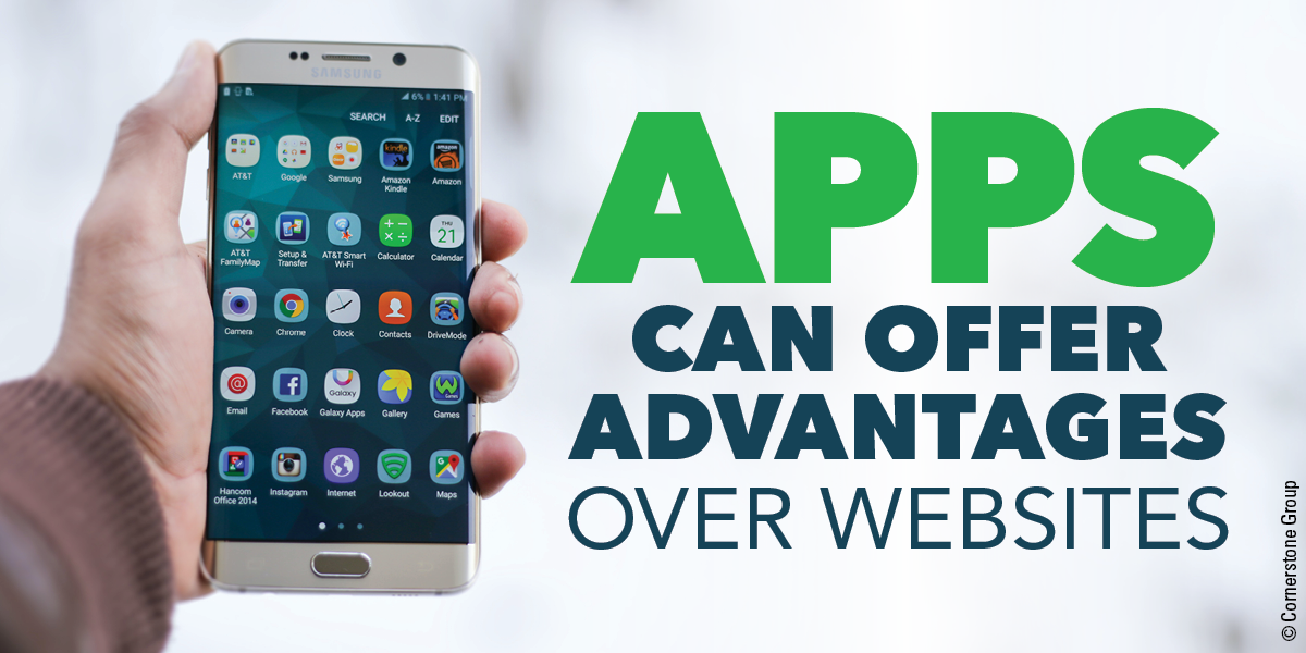 Featured image for “APPS CAN OFFER ADVANTAGES OVER WEBSITES”